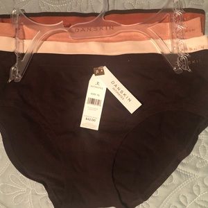 Danskin Nylon/spandex underwear.